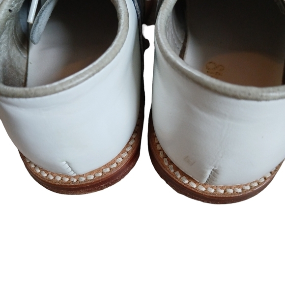Vintage Child's Stride Rite Saddle Oxford Shoes Leather In Box Size 6.5 EE - Picture 7 of 13
